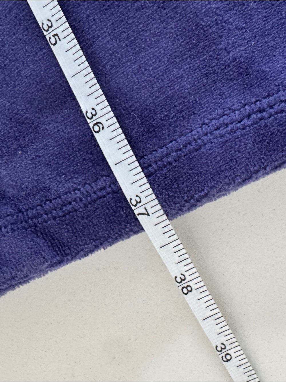 Y2K Vintage ππ¦ Juicy Couture Deep Purple Velour Joggers with Logo Waistband - Picture 5 of 5